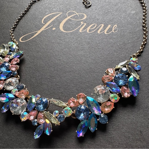 J. Crew Gemstone cluster statement necklace - Picture 6 of 7